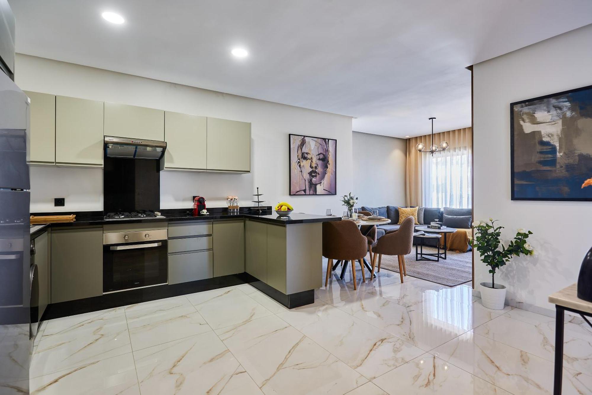 카사블랑카 Sleek And Modern 2-Bed Unit In Downtown Casa 아파트 외부 사진