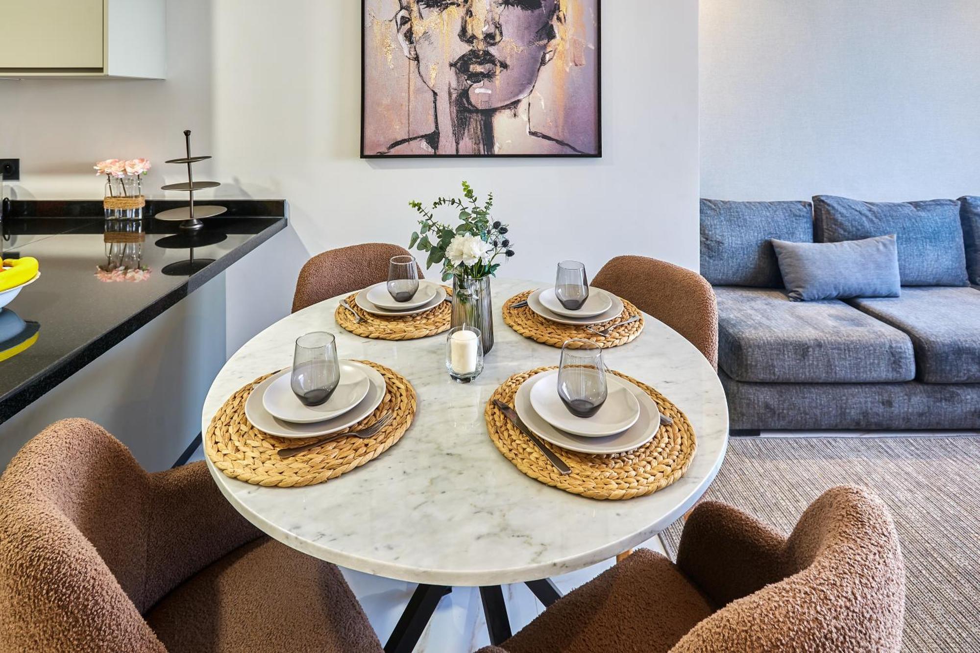 카사블랑카 Sleek And Modern 2-Bed Unit In Downtown Casa 아파트 외부 사진