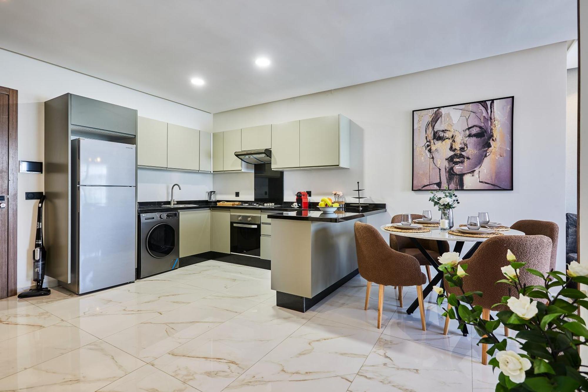 카사블랑카 Sleek And Modern 2-Bed Unit In Downtown Casa 아파트 외부 사진