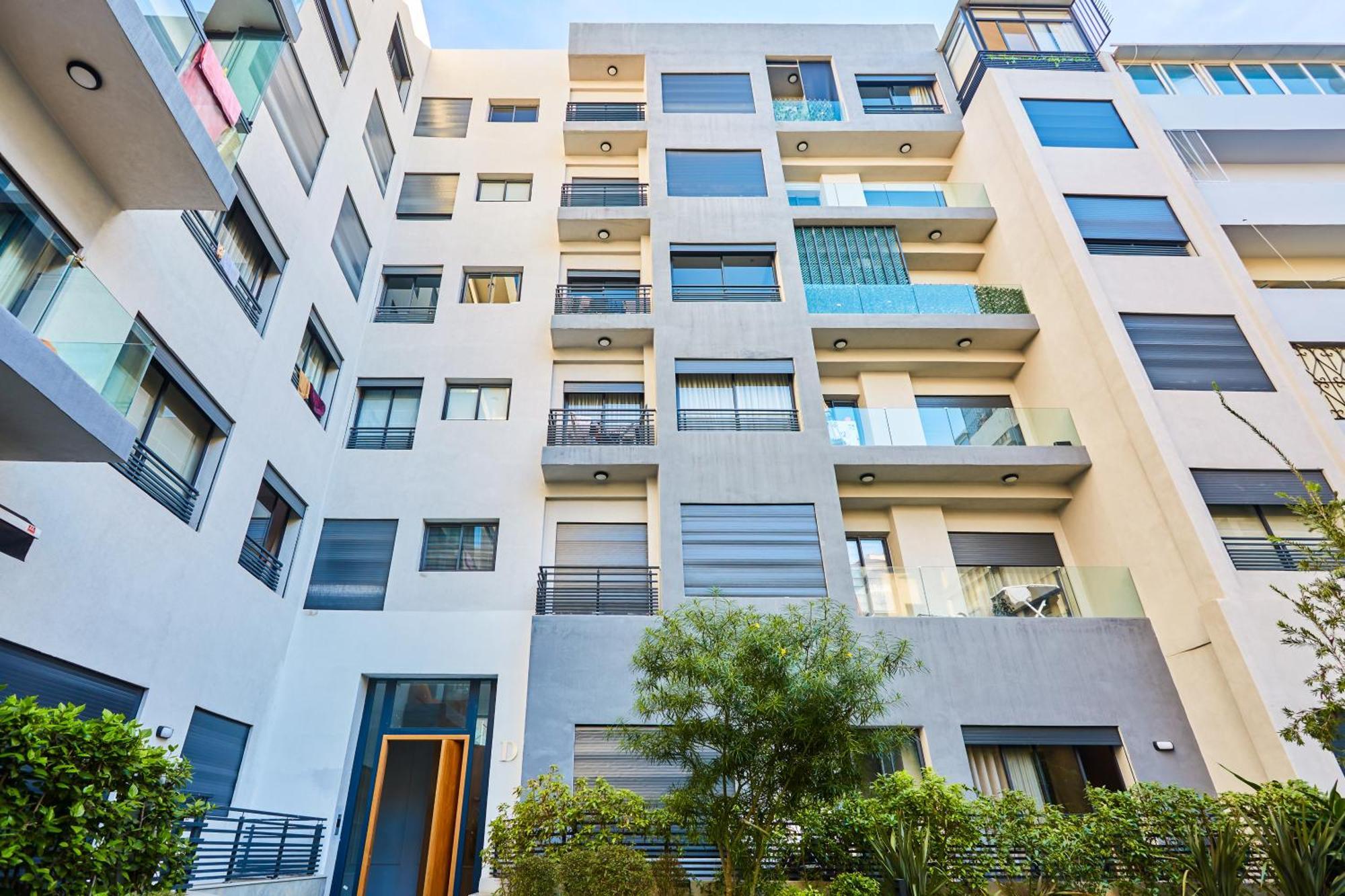 카사블랑카 Sleek And Modern 2-Bed Unit In Downtown Casa 아파트 외부 사진